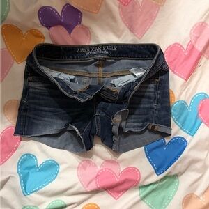 American Eagle Outfitters Dark Blue Jean Shorts